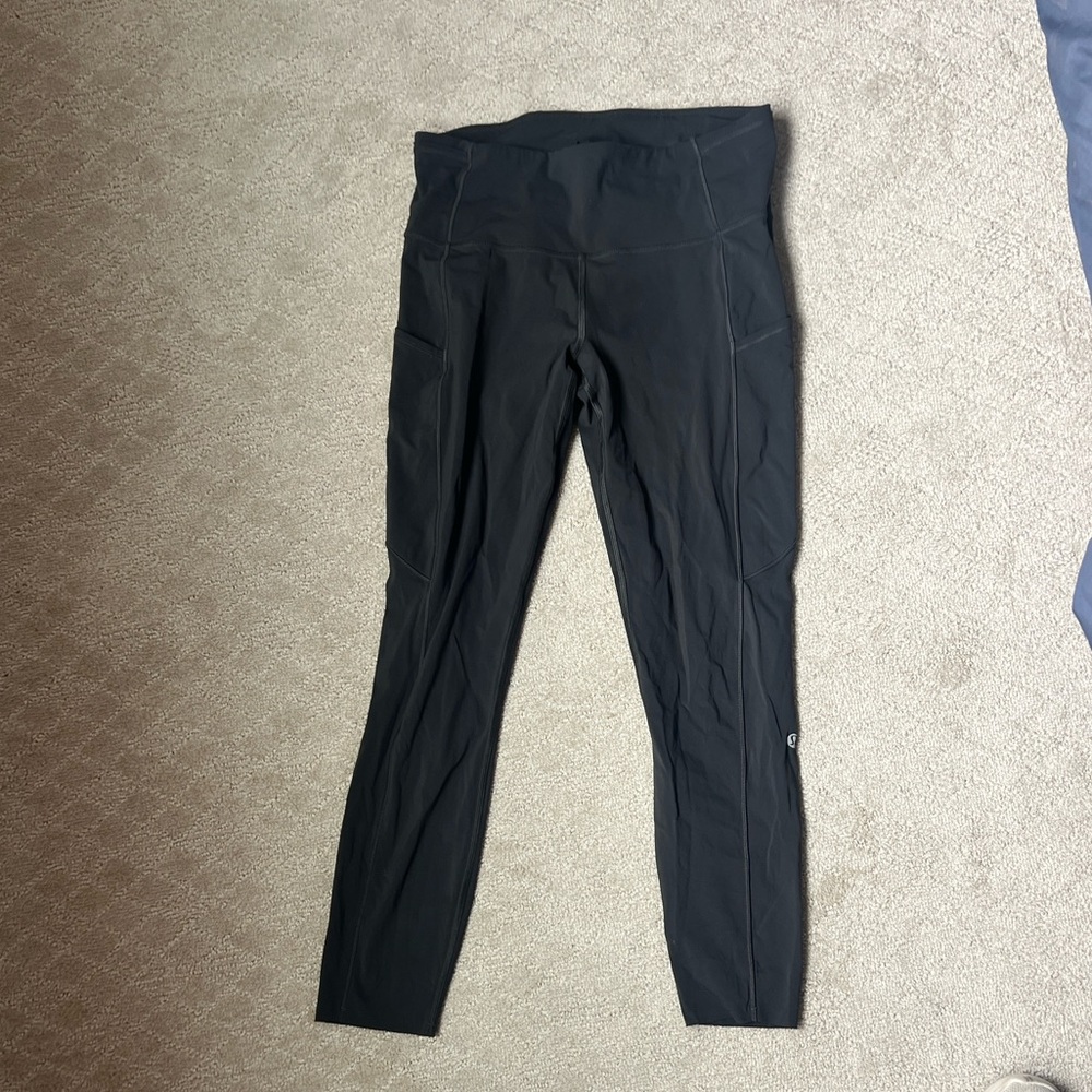 Lululemon Fast and Free High Rise Tights 25” Size 8 in Gray - Picture 7 of 14